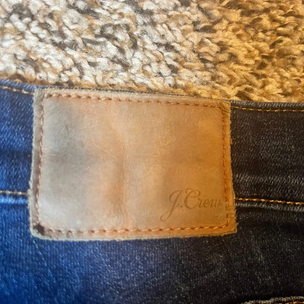 J. Crew Denim Jeans Dark Wash Slim Fit Everyday Casual‎ Size 34